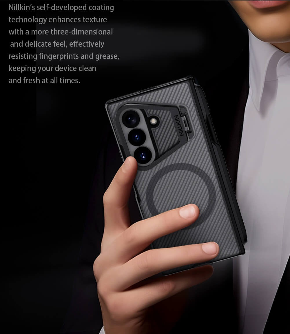 Nillkin Camshield Prop Magnetic Clear version Transparent Lens Guard Edition Pen holder Version Camera protective cover case for Samsung Galaxy Z Fold 8 Ultra