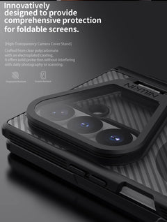 Nillkin Camshield Prop Magnetic Clear version Transparent Lens Guard Edition Pen holder Version Camera protective cover case for Samsung Galaxy Z Fold 8 Ultra