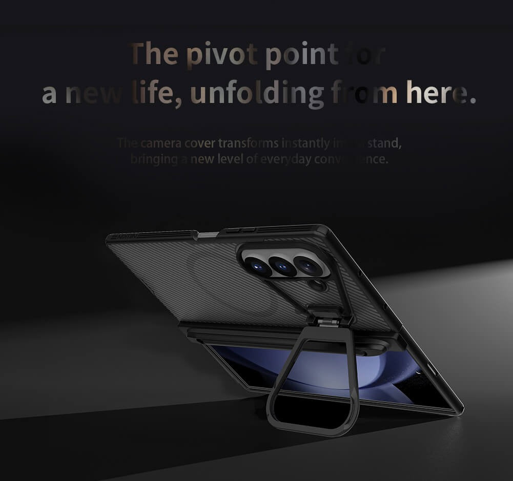Nillkin Camshield Prop Magnetic Clear version Transparent Lens Guard Edition Pen holder Version Camera protective cover case for Samsung Galaxy Z Fold 8 Ultra