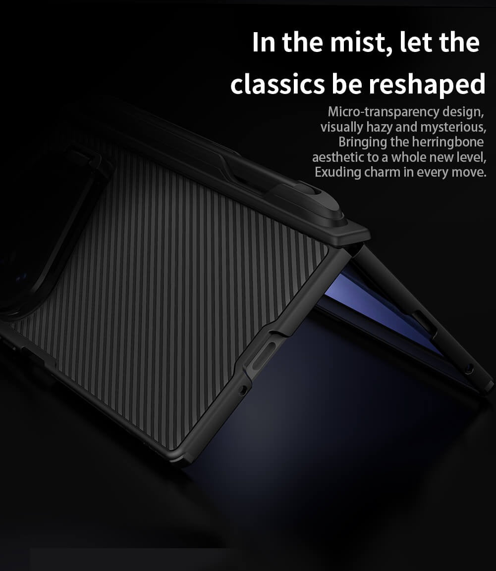 Nillkin Camshield Prop Magnetic Transparent Lens Guard Edition Pen holder Version Camera protective cover case for Samsung Galaxy Z Fold 8 Ultra