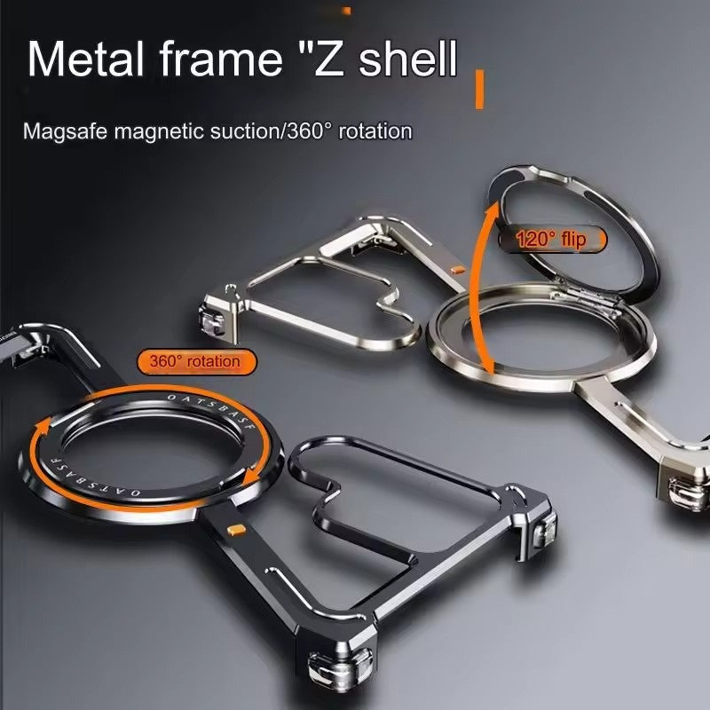 iPhone 15 Series Luxury Z Shape Metal Case