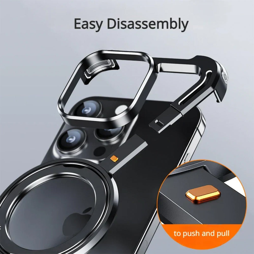 iPhone 15 Series Luxury Z Shape Metal Case