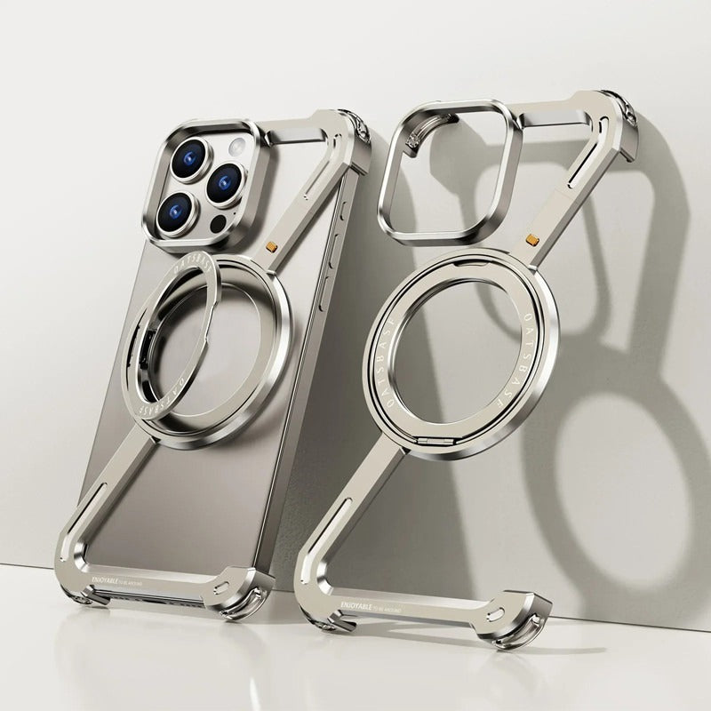 iPhone 15 Series Luxury Z Shape Metal Case