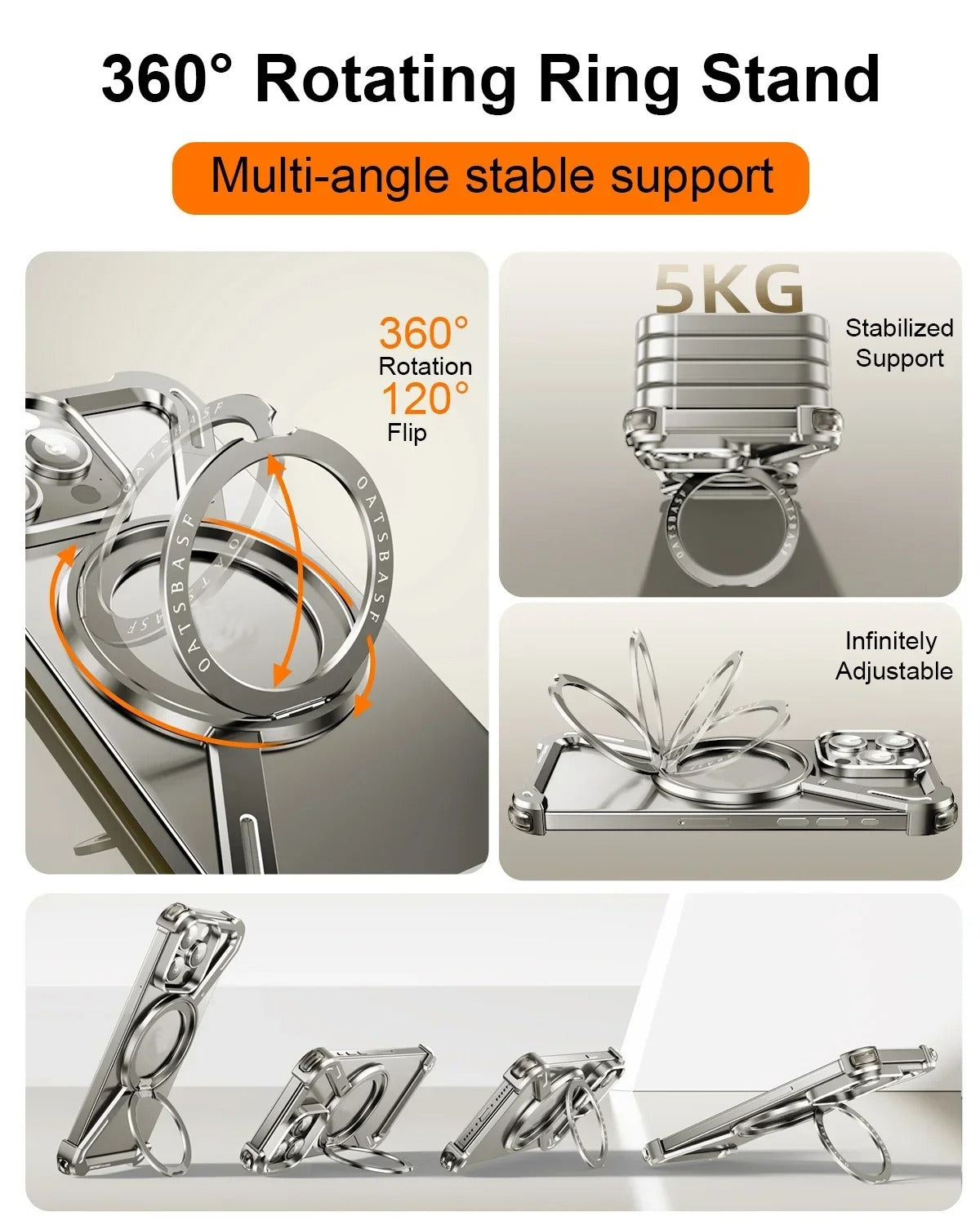 iPhone 15 Series Luxury Z Shape Metal Case