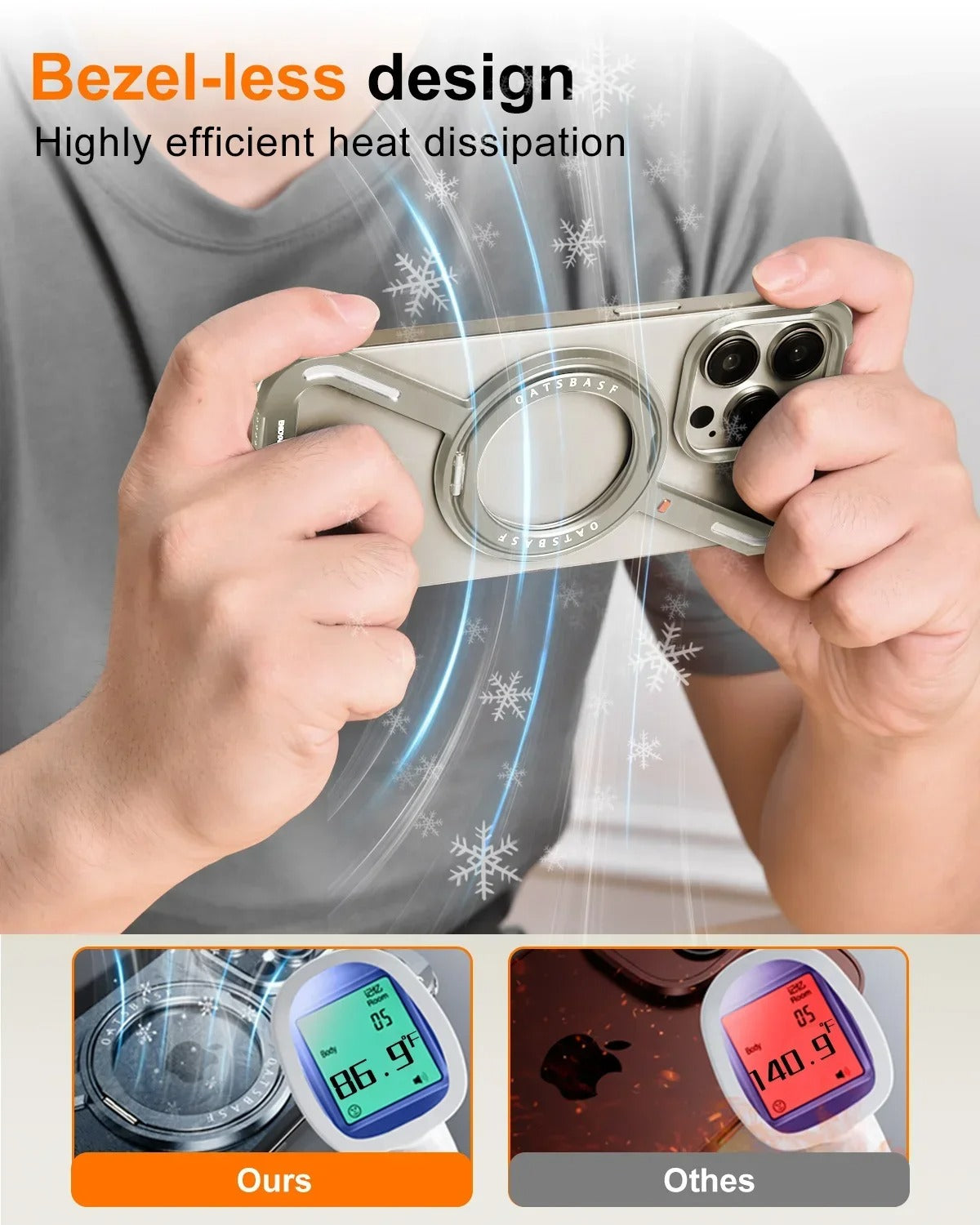 iPhone 15 Series Luxury Z Shape Metal Case