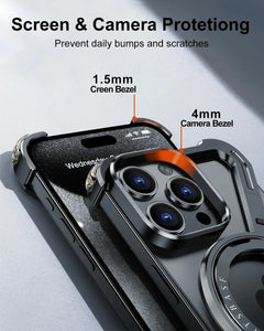 iPhone 15 Series Luxury Z Shape Metal Case