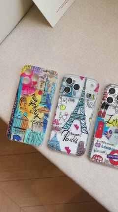 Premium Travel City Collection Designer Protective Case for iPhone