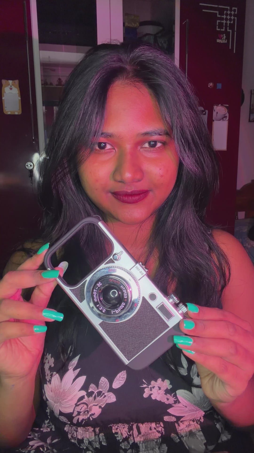 iPhone 3D Retro Vintage Camera Case Cover