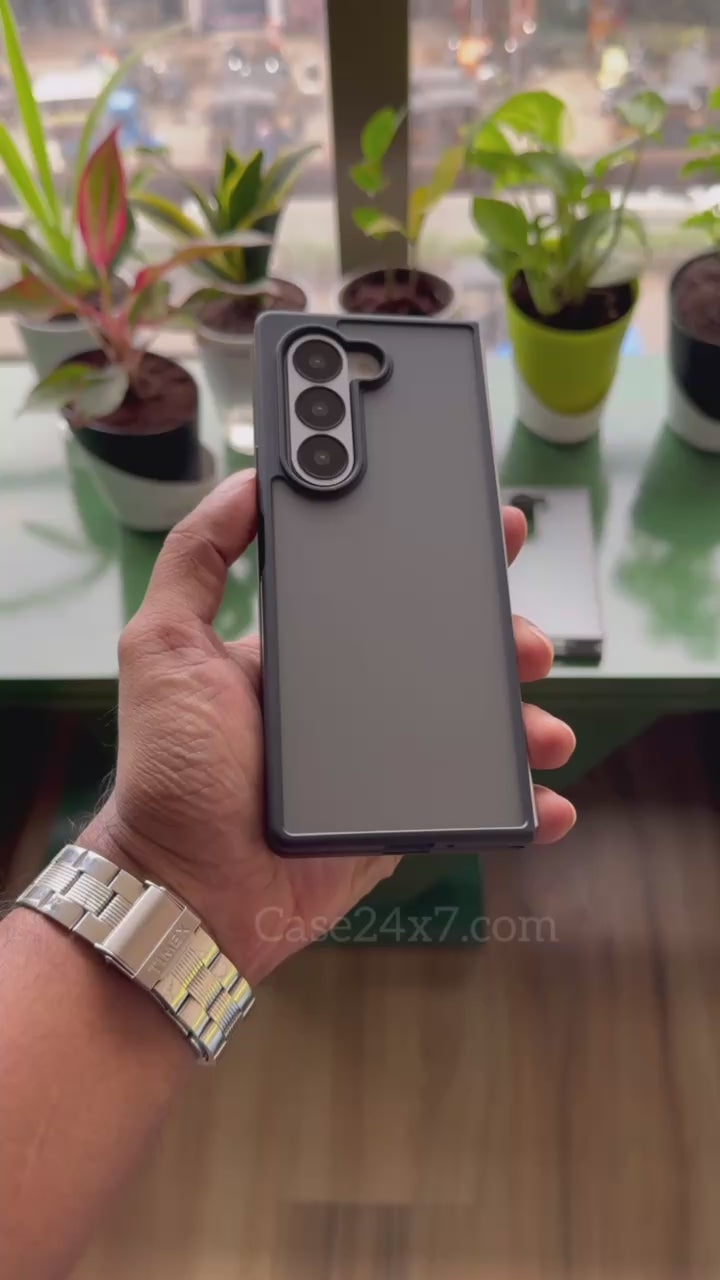 Samsung Galaxy Z Fold 6 Frosted Smoke Case