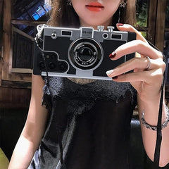 Samsung S22 Ultra 3D Retro Vintage Camera Case Cover