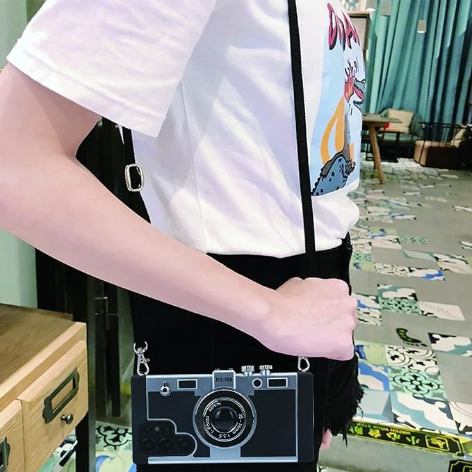 Samsung S22 Ultra 3D Retro Vintage Camera Case Cover