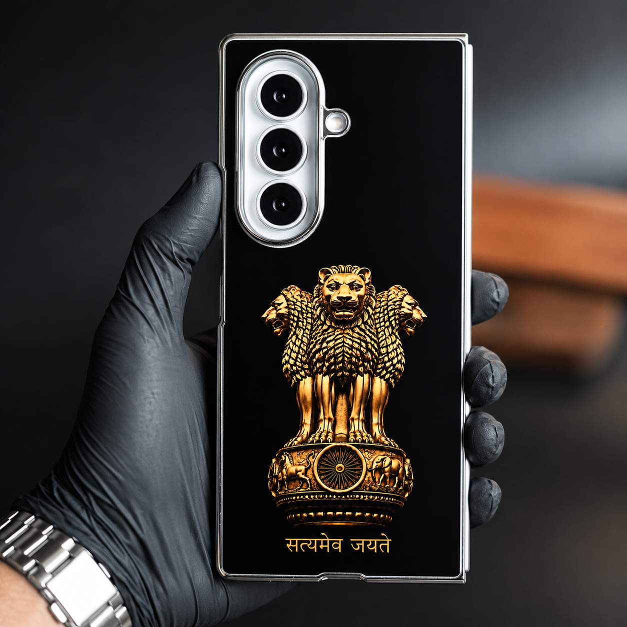 Ashoka Emblem Premium Case Cover For Samsung Galaxy Z Fold Series