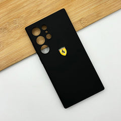 Samsung Galaxy S25 Ultra FR Sports Car Logo Liquid Silicone Case Cover