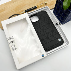 iPhone 15 Series Sports Car Logo Case Cover (BLACK)
