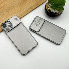 iPhone 15 Series CamShield Camera Protection Case Cover (Titanium Grey)