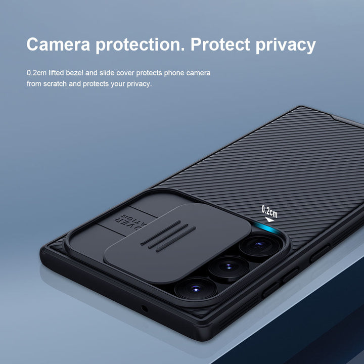 Samsung Galaxy S24 Ultra Camshield Case Cover (Black)