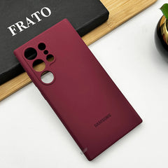 Samsung Galaxy S23 Ultra Soft Silky Liquid Silicone Case Cover