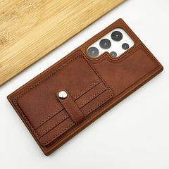 Samsung Galaxy S24 Ultra Premium PU Leather Case Cover With Wallet Card Holder