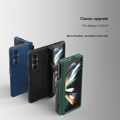 Samsung Galaxy Z Fold 5 Nillkin Frost Shield With Stand and S Pen Holder Case Cover (Green)