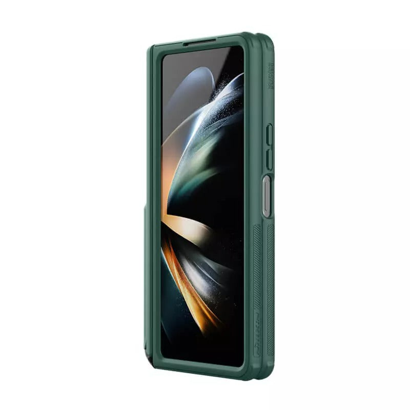 Samsung Galaxy Z Fold 5 Nillkin Frost Shield With Stand and S Pen Holder Case Cover (Green)