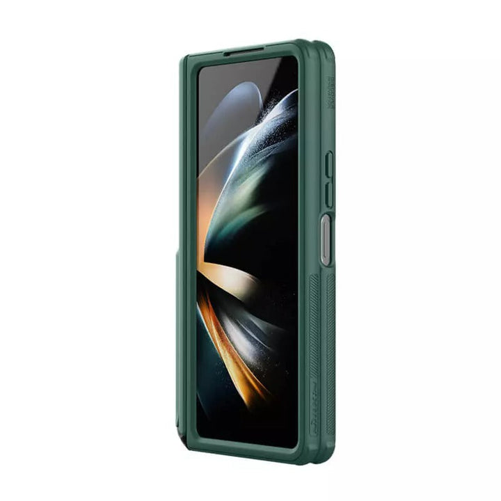 Samsung Galaxy Z Fold 5 Nillkin Frost Shield With Stand and S Pen Holder Case Cover (Green)