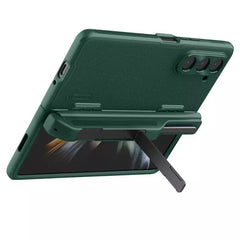 Samsung Galaxy Z Fold 5 Nillkin Frost Shield With Stand and S Pen Holder Case Cover (Green)