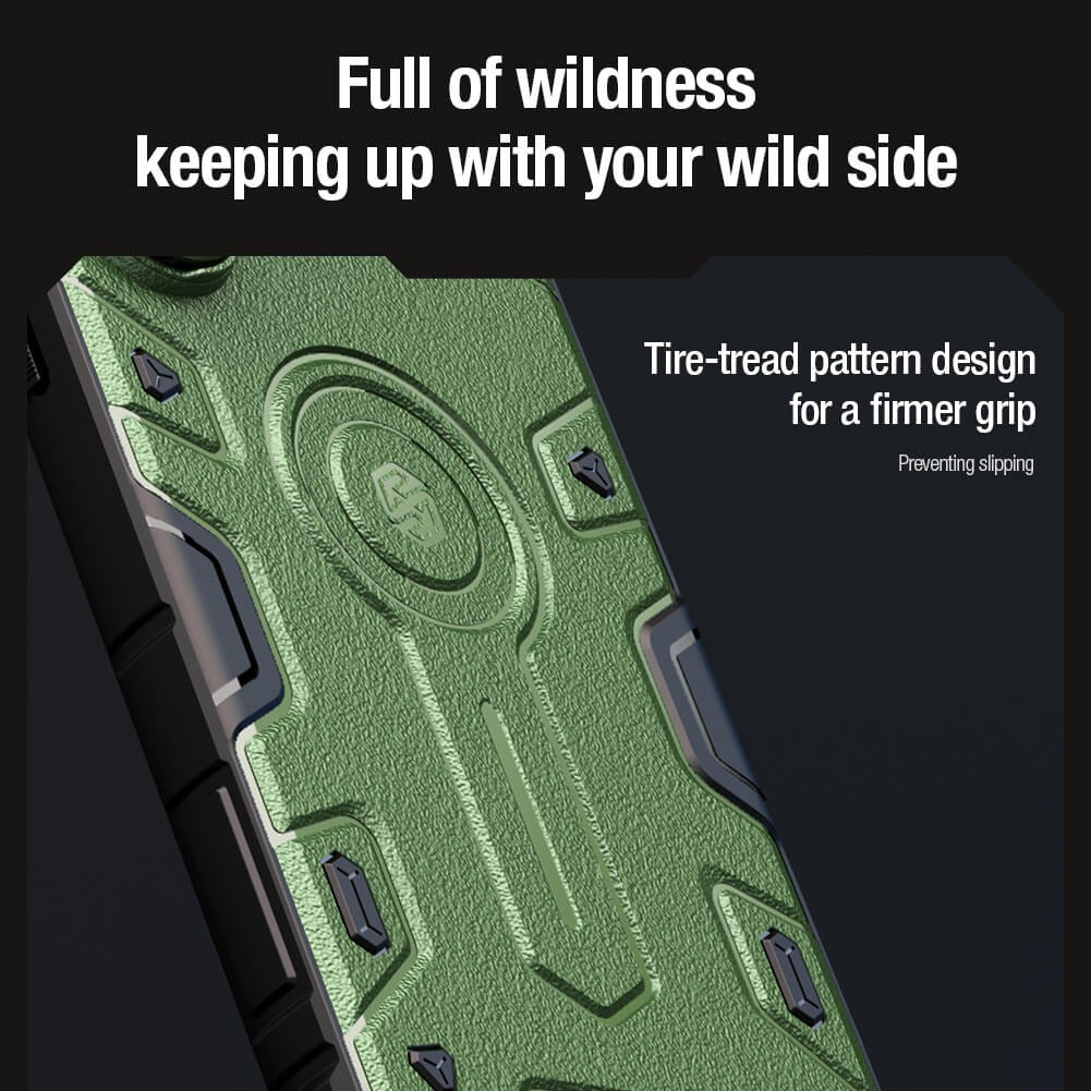 Samsung Galaxy S24 Ultra Nillkin CamShield Armor Prop Camera Protective Cover (Black)