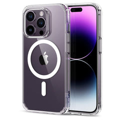 iPhone Crystal Clear Transparent Lightweight Soft Silicone Magsafe Case Cover