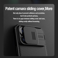 iPhone 15 Series Nillkin CamShield Pro Case Cover (Black)