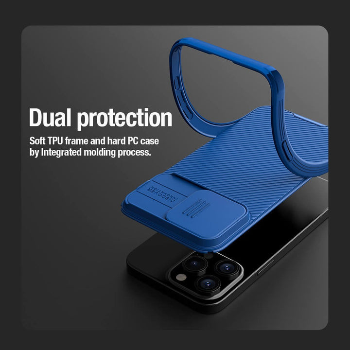 iPhone 15 Series Nillkin CamShield Pro Case Cover (Black)