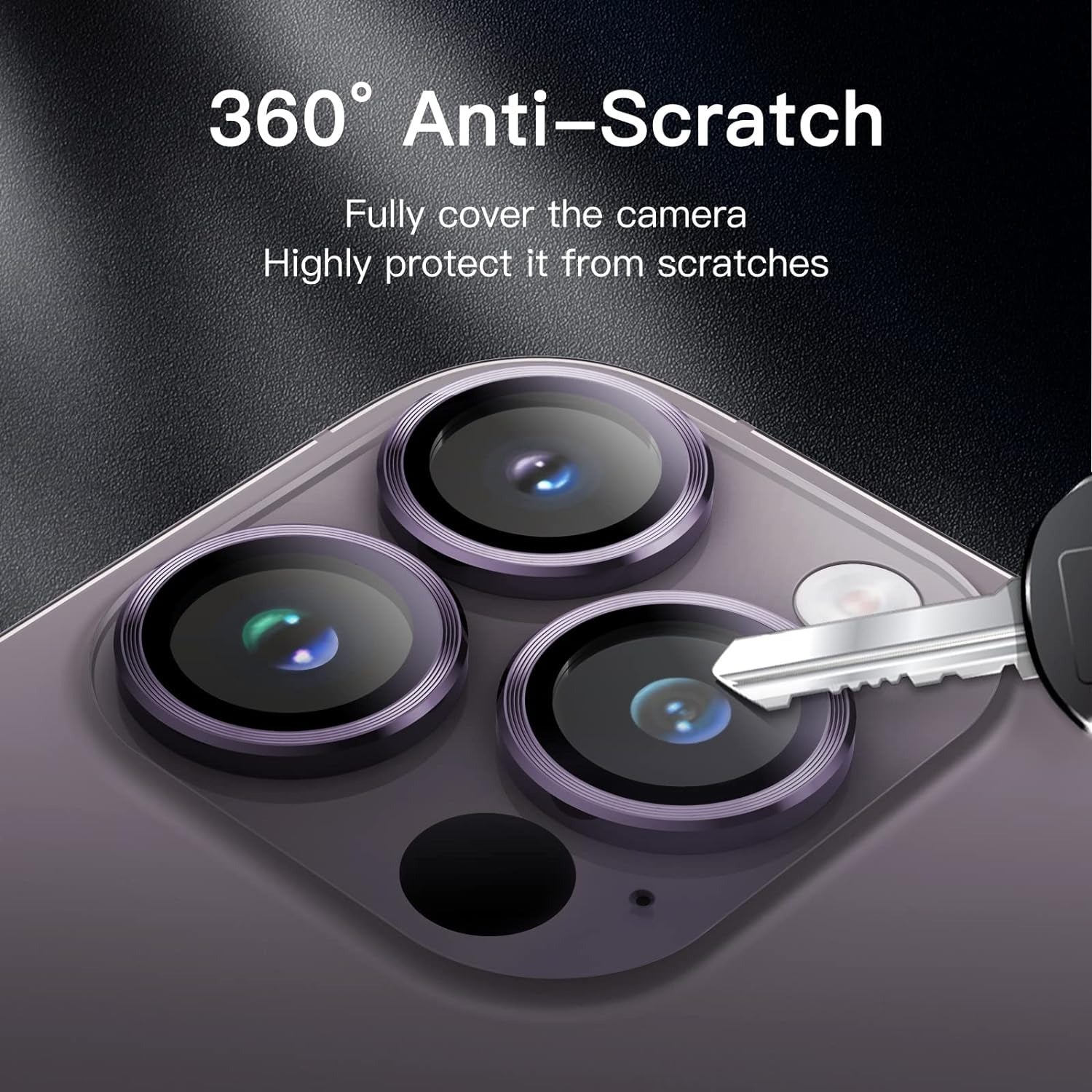 iPhone Camera Lens Kit Protector (Black)