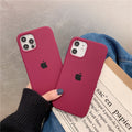 iPhone Liquid Silicone Case Cover ( PLUM )