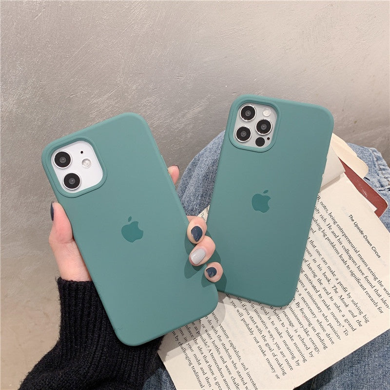 iPhone Liquid Silicone Case Cover ( PINE GREEN ) freeshipping - Case24x7