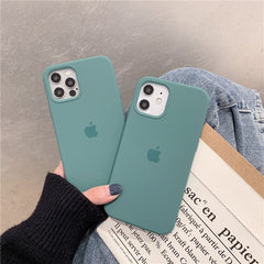 iPhone Liquid Silicone Case Cover ( PINE GREEN ) freeshipping - Case24x7