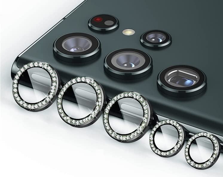 Samsung Galaxy S23 Ultra Glitter Diamond Camera Lens Kit